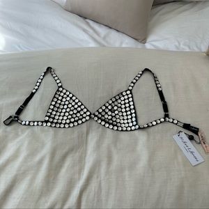 NWT For Love and Lemons x Victoria’s Secret Jackpot Bralette XS